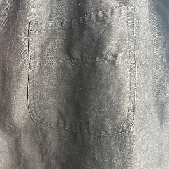 Women’s Plus size 22 linen blend Black Maxi Skirt with elastic waist - Picture 7 of 8